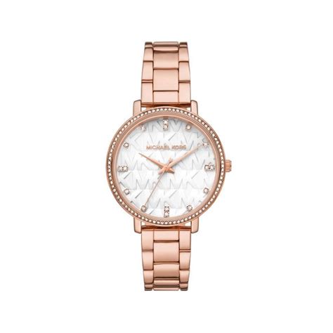 michael kors pyper rose gold-tone watch|Michael Kors Pyper Three.